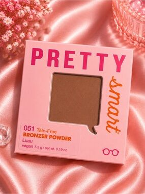 Pretty Smart #051 Talc-Free Bronzer Powder - Luau (Brown)